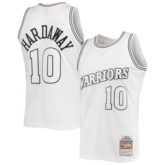 Tim Hardaway Golden State Warriors White Out Jersey gift for Golden State Warriors fans