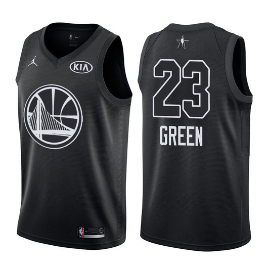 2018 All-Star Warriors Male Draymond Green #23 Black Jersey
