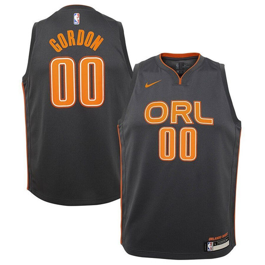 Aaron Gordon Orlando Magic Youth Jersey Anthracite City Edition