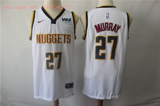 Denver Nuggets Jamal Murray #27 2020 Nba New Arrival White Jersey