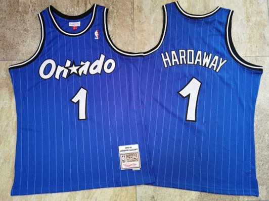 Orlando Magic Penny Hardaway #1 Nba Classic Blue Jersey