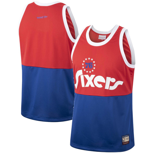 Philadelphia 76ers Hardwood Classics Team Heritage Fashion Red Jersey gift for Philadelphia 76Ers fans