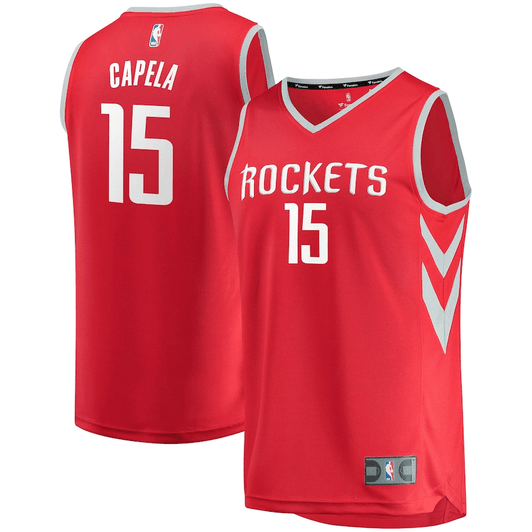 Clint Capela Houston Rockets Fanatics Branded Fast Break Replica Player Red Icon Edition 3D Jersey