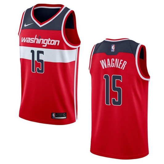 Washington Wizards 15 Moritz Wagner Icon Swingman Red 3D Jersey