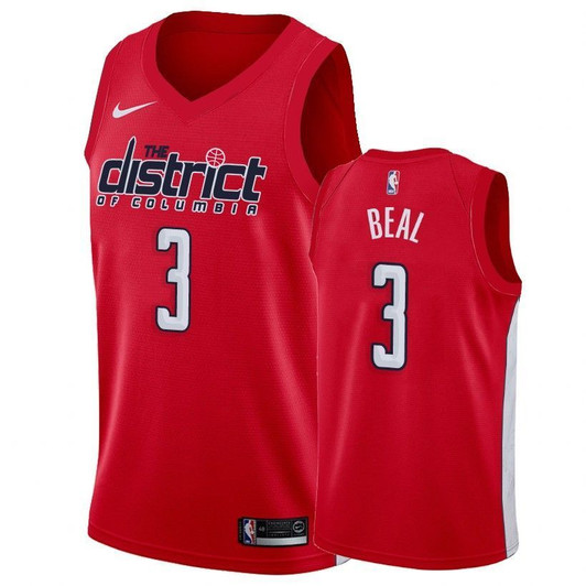 Washington Wizards Bradley Beal Red Earned Edition Jersey