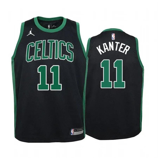 Enes Kanter Boston Celtics Black Statet Nba Jersey Jumpman