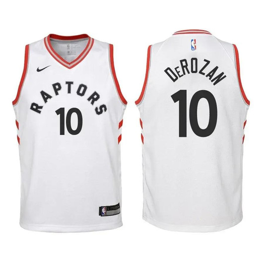 Raptors Demar Derozan #10 Association Edition White Jersey