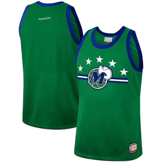 Dallas Mavericks Mitchell & Ness Hardwood Classics Team Heritage Fashion Nba Jersey - Green