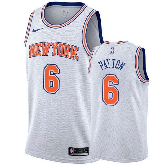 Men'S New York Knicks Elfrid Payton #6 Statet Nba Jersey