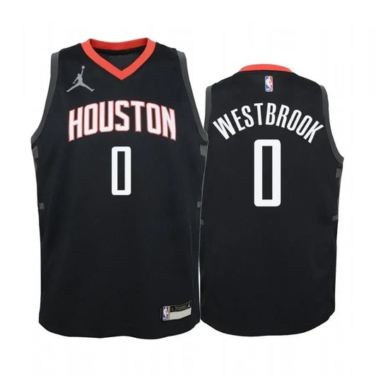 Russell Westbrook Houston Rockets Red Statet Nba Jersey Jumpman