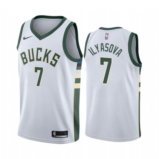 Men'S Milwaukee Bucks Ersan Ilyasova #7 Association Nba Jersey