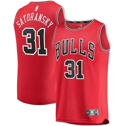 Tomas Satoransky Chicago Bulls Fast Break Player Nba Jersey - Icon Edition - Red