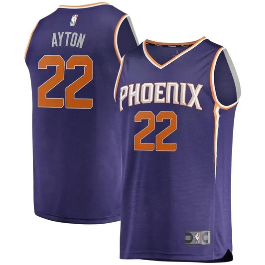 Deandre Ayton Phoenix Suns Fast Break Nba Jersey - Icon Edition - Purple