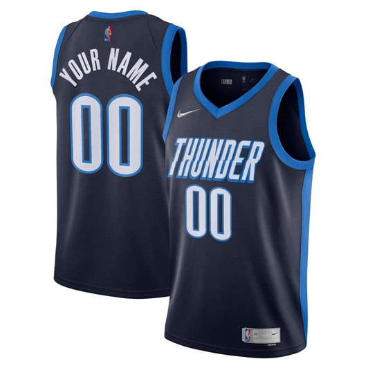 Oklahoma City Thunder Nike Earned Edition Swingman Jersey - Custom -