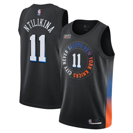 New York Knicks Nike City Edition Swingman Jersey - Frank Ntilikina -  - 2020