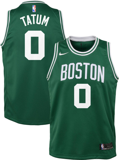 Nike Youth Boston Celtics Jayson Tatum #0 Kelly Green Dri-Fit Swingman Jersey