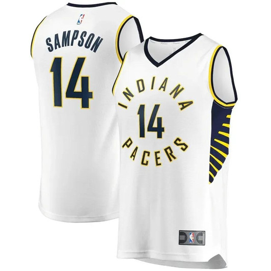 Jakarr Sampson Indiana Pacers Fast Break Player Replica Jersey - Association Edition - White
