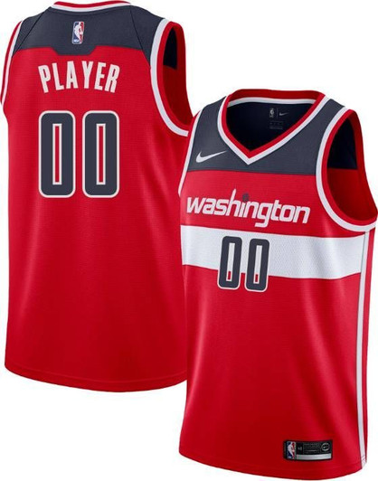 Nike Men'S Full Roster Washington Wizards Red Dri-Fit Swingman Jersey