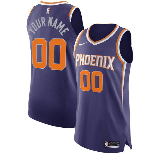 Phoenix Suns Nike  Custom Jersey Purple - Icon Edition
