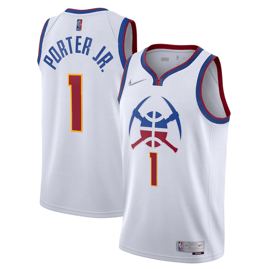 Denver Nuggets Nike Earned Edition Swingman Jersey - Michael Porter Jr. - Youth