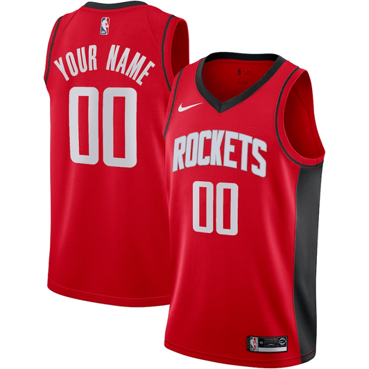 Houston Rockets Nike 2020/21 Swingman Custom Jersey – Icon Edition - Red
