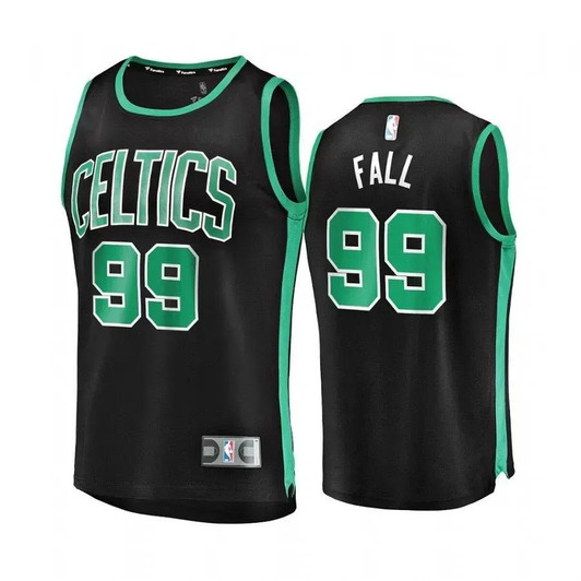 Men'S Boston Celtics Tacko Fall Black Statet Replica Nba Jersey