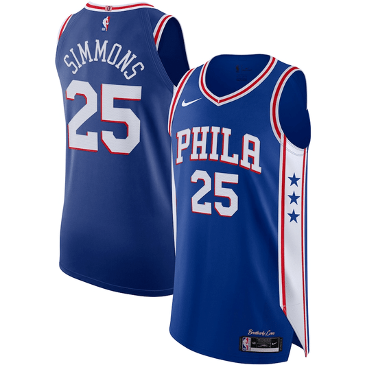 Ben Simmons Philadelphia 76Ers Nike 2020/21  Jersey - Icon Edition - Royal