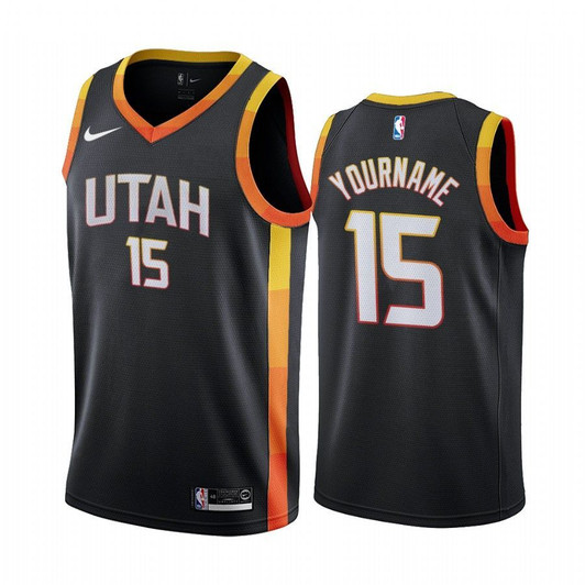 Derrick Favors Utah Jazz 2020-21 Black City Jersey 2020 Trade