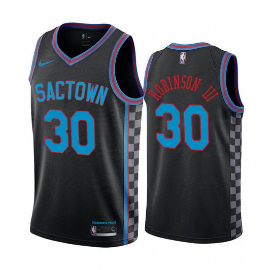 Glenn Robinson Iii Sacramento Kings 2020-21 Black City Jersey 2020 Trade