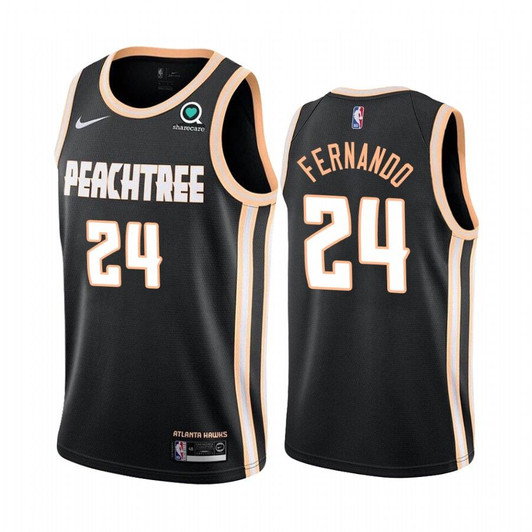 Atlanta Hawks Bruno Fernando #24 City Men'S Jersey