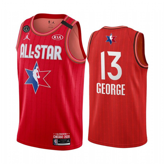 2020 Nba All-Star Game Jersey Western Conference Los Angeles Clippers Paul George #13 Red