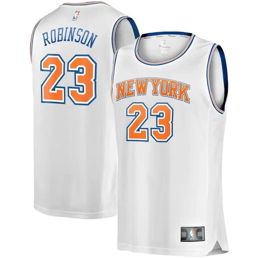 Mitchell Robinson New York Knicks Fast Break Player Replica Jersey - Statement Edition - White