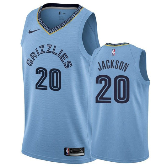Men'S Memphis Grizzlies Josh Jackson #20 Statet Jersey