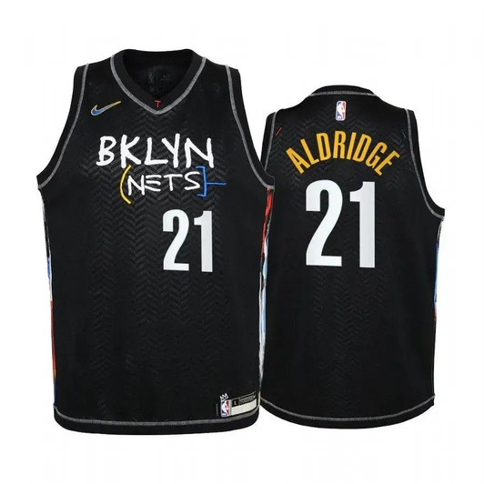 Lamarcus Aldridge Brooklyn Nets Black City Edition Jersey