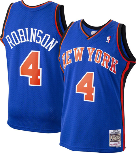 Mitchell & Ness Men'S New York Knicks Nate Robinson #4 Swingman Blue Jersey