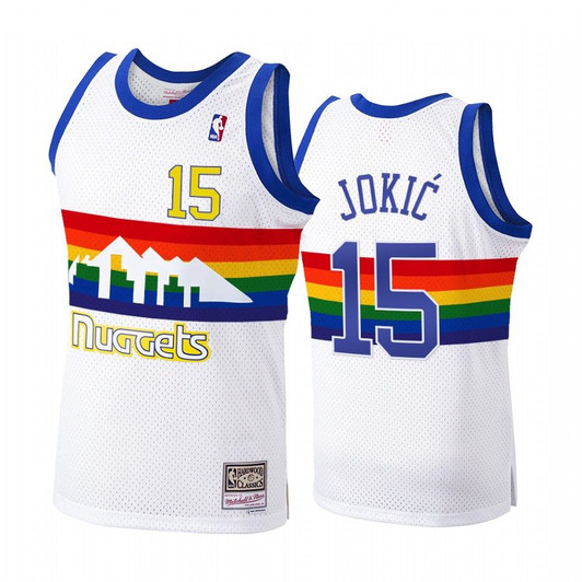 Denver Nuggets Nikola Jokic #15 Hardwood Classics 1991-92 Jersey Men'S