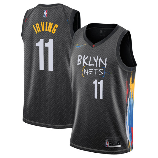Brooklyn Nets Nike Replica Replica Replica City Edition Swingman Jersey - Kyrie Irving -
