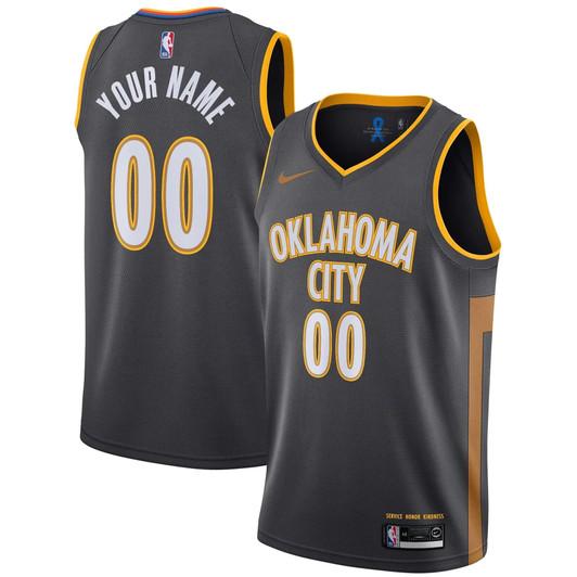 Oklahoma City Thunder Nike City Edition Swingman Jersey - Custom -  - 2019