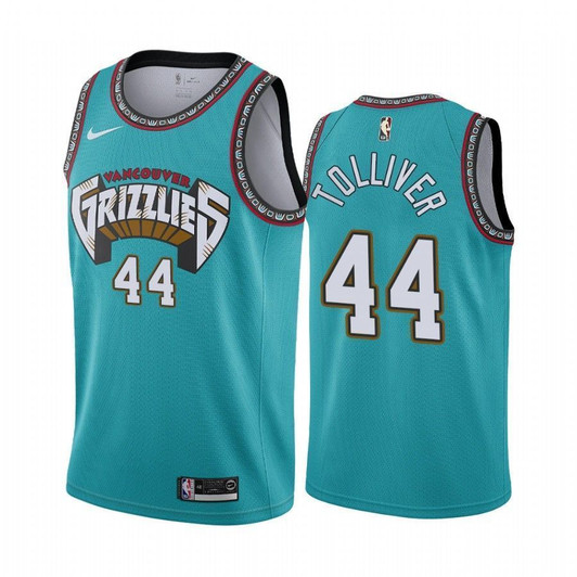 Men'S Anthony Tolliver Memphis Grizzlies 2020 Teal Classic #44 Jersey