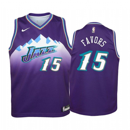 Derrick Favors Utah Jazz 2020-21 Classic Jersey - Purple