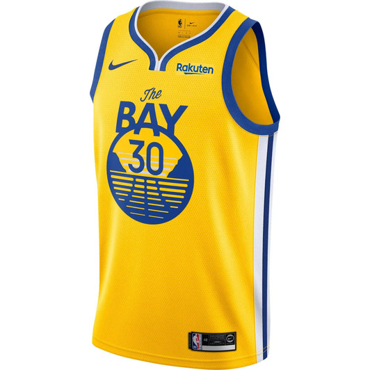 Men'S Nike Stephen Curry Gold Golden State Warriors 2019/20 Swingman Jersey - Statement Edition