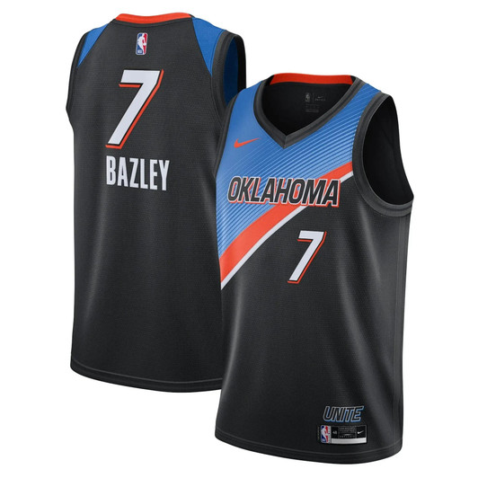 Oklahoma City Thunder Nike City Edition Swingman Jersey - Darius Bazley -  - 2020