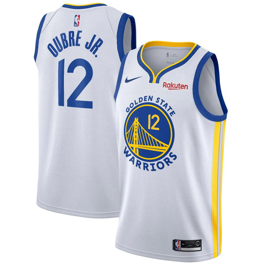 Men'S Nike Kelly Oubre Jr. White Golden State Warriors 2020/21 Swingman Badge Jersey – Association Edition