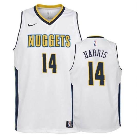 Nuggets Gary Harris #14 Association White Jersey