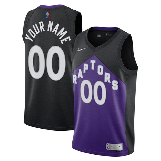 Toronto Raptors Nike Earned Edition Swingman Jersey - Custom - Youth
