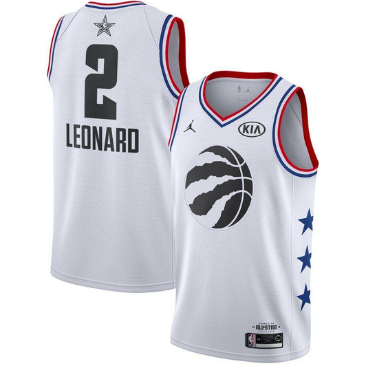 Kawhi Leonard Toronto Raptors Jordan Brand 2019 Nba All-Star Game Finished Jersey White 2019