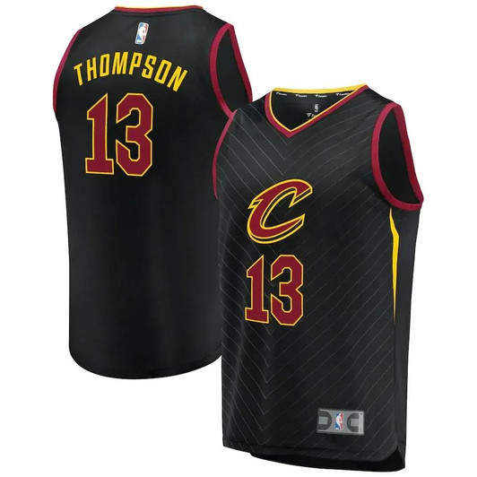 Tristan Thompson Cleveland Cavaliers Fast Break Replica Player Jersey Black - Statement Edition