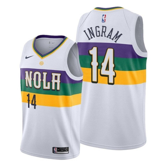 New Orleans Pelicans Brandon Ingram14 Nba 2021 New Arrival White Jersey Jersey