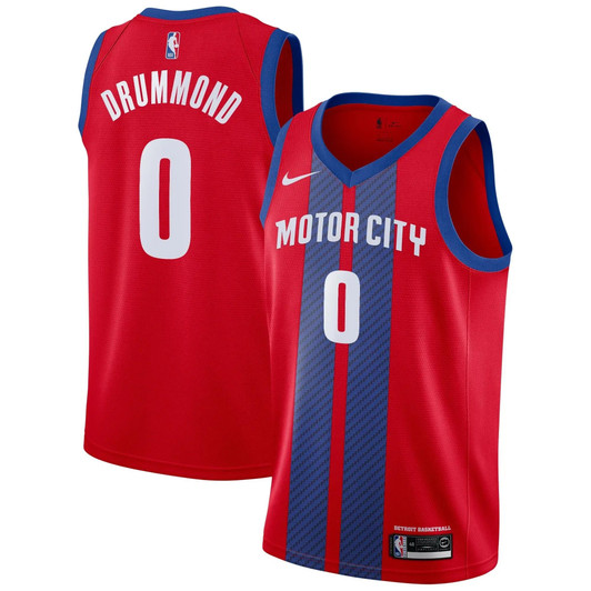 Detroit Pistons Nike Replica Replica Replica City Edition Swingman Jersey - Andre Drummond - Mens