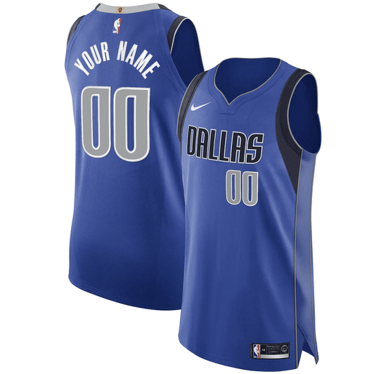 Dallas Mavericks Nike 2020/21  Custom Jersey Royal – Icon Edition
